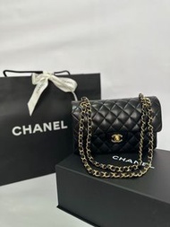Chanel Classic Flap 23cm CF23 黑金 小羊皮
