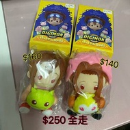 數碼暴龍 數碼寶貝 盲盒 公仔 八神光 小光 美美