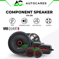2-Way Component Set MB Quart FA-216 6.5" Car Speaker With Crossover Tweeter Original Car Audio