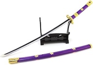 Zoro Swords Models Roronoa Zoro Katana Swords Cosplay 9.84 Inches Original Textures for Anime,Suitab
