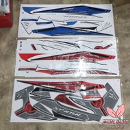 Stiker Sticker Body Stripe Cover Set (7) Yamaha Lc135 Rx135 Spark FI