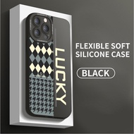 Lucky Casing for Infinix HOT 9 10 Play 10i 10s 11S NFC Note 11 Pro Smart 5 6 Zero X Neo Tecno Spark 6 GO 7 7T Fashion Ins Silicone Soft TPU Case Camera Lens Full Cover | CX C017