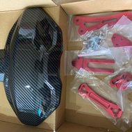 Dè chắn bùn vân carbon độ xe điện-loại đẹp Phụ Kiện Phụ Tùng chắn bùn v2