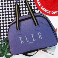 Patterned clothing bag/TRAVEL BAG ELLE MAROON CLOTHING TOTE BAG/girls bag/women's bag