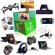 Surprise Mystery Box 5 to 10 pieces electronics lucky blind gift may open: Digital Camera, Gaming Console, Mini Smart Robot