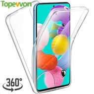 Topewon For Huawei Nova 3 3i 3e 4 4e 5 5t Mate 20 30 P20 P30 P40 pro Lite Case, 360 Degree Full Cover Soft Clear Plastic Case Shockproof Transparent Silicone Phone Casing