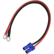 EC5 to O Ring Terminal Extension Cable EC5 Female Plug Connector Cable for RC Car ESC Jump Starter E