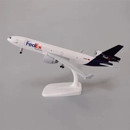 FZ 20cm Alloy Metal Air Fedex Express Airlines MD MD-11 Diecast Airplane Model Plane Aircraft With A