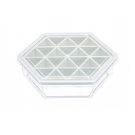 YQ2 Household Frozen Ice Cube Mold Triangle Ice Tray With Lid Creative Small Ice Cube Box Complementary Food Ice Box Ice