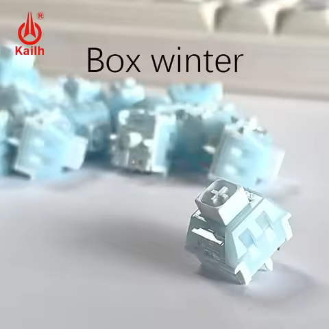 Kailh BOX Winter Tactile Switch Lightweight 38g Smooth Early Bump with Long Spring BOX Structure Cus