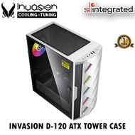 Invasion D-120 | ATX Tempered Glass Gaming Casing with ARGB Fan & Sync Hub (Support Upto ATX Motherb