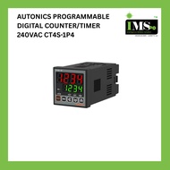 AUTONICS PROGRAMMABLE DIGITAL COUNTER/TIMER 240VAC CT4S-1P4