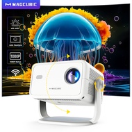 Magcubic Native 1080P 650ANSI 4K Android 11 L018 360° Projector With Auto Keystone Focus Air Mouse W