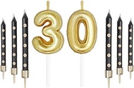Gold Number Candles,Gold Candle for Cake,30 Birthday Candles,Wedding Decorations,Gold Cake,30th Birt