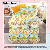 Safari family motif star Bed Sheet