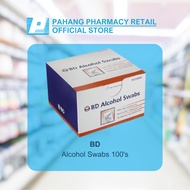 BD Alcohol Swabs 100's