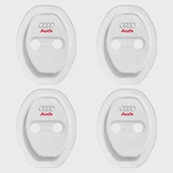 Audi | 4pcs Silicone Car Door Lock Buckle Protector Cover Accessories For Audi S3 S5 S1 S4 S2 S6 RS3