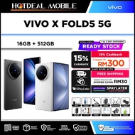 VIVO X Fold5 5G [32GB*(16+16)GB RAM 512GB ROM] - Original VIVO Malaysia