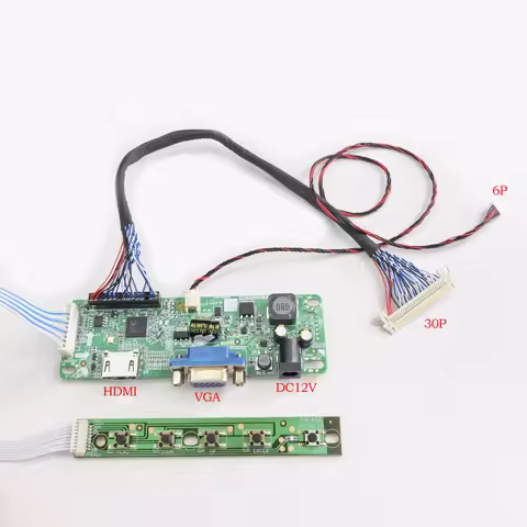 Driver Kit for LM230WF3 T215HVN01 1920X1080 8bit 30Pin LVDS LCD monitor panel 30Pin HDMI+VGA display