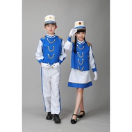 20 Elementary School Students Flag Raising Hand Uniform Drum Number Team Clothing Snare Drum Band Ce