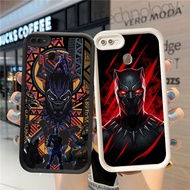 GK-10 Black Panther Marvel Black and White Silicone Casing for OPPO Realme A12 F9 A12s A5S A7 2 F7 2