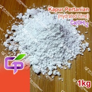 1kg Hydrated Lime / Kapur Pertanian / Agriculture Lime / Calcium Hydroxide
