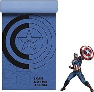 PowerMax X Marvel YP6-1.3 Iron-Man Marvel Edition Anti Skid Yoga mat with Bag for Gym Workout and Fl