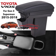 Toyota Vios Superman (2015-2019) Armrest Console Box Car Accessories