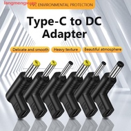 LANGMENGXUAN USB C Power Adapter Type C to DC Jack Tablet 5V/9V/12V Type-C Female to DC Male Fast Ch