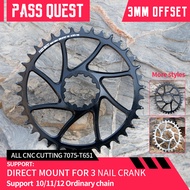 Oval 3m Offset For SRAM Gx xx1 Eagle GXP Crankset Round MTB Narrow Wide Chainring 28T 30T 32T 34T 36