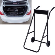 haijiemall Haofy Outboard Boat Motor Stand Carrier  165lb Load Heavy Duty Engine Trolley with Wheels