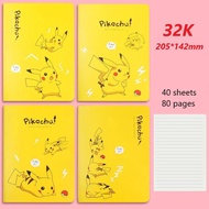 Sổ Tay Hình Pikachu Cát Lún Dễ Thương A5/A7 Sổ Tay Cuộn Xoắn Ốc Bỏ Túi Sổ Nhỏ Pokemon Quà Tặng Sổ Ta