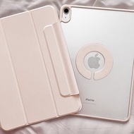 ZOYU | เคส iPad Air 7 ขนาด 11 นิ้ว แบบใสกันกระแทก แยกส่วนได้และหมุนได้พร้อมแม่เหล็ก