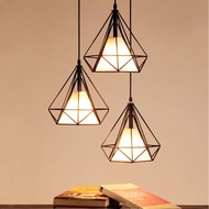 Large diamond pendant lamp 38cm, ceiling lamp T010 to decorate cafe shop TH010