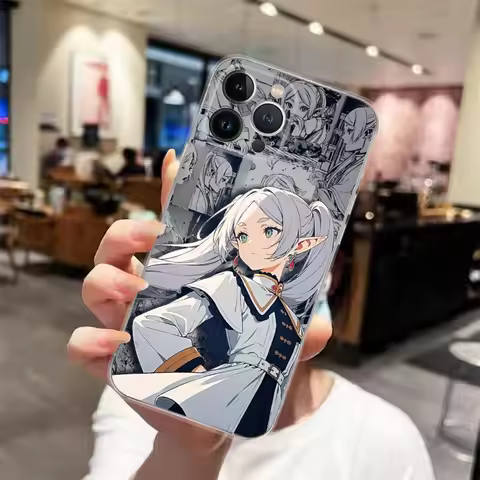 Anime F-Frieren Beyond Journeys End Phone Case For iPhone 15 14 13 12 11 Pro Xs Max Mini XR X 7 8 Pl