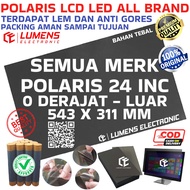 POLARIS POLARIZER TV LCD 24 INC 0 DEGREE FRONT LAYER OUTER POLARISER 24" 24 IN INCH 24INCH 24INC 24I