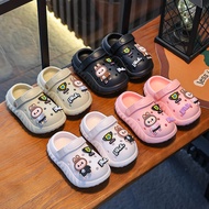 Children Slippers Hole Shoes Home Shoes 2025 Anti-slip Warm Home Slippers