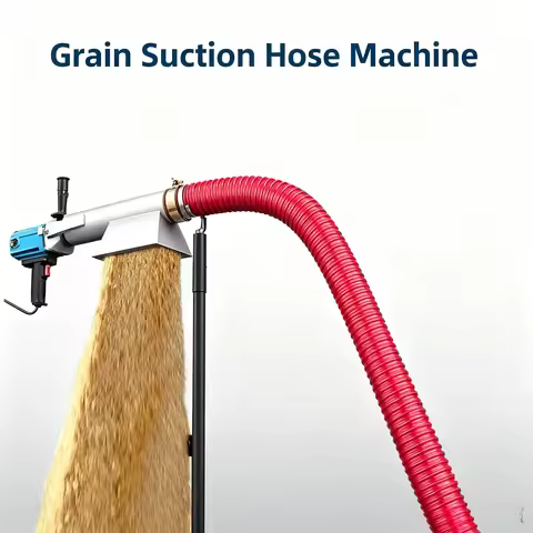 Portable Small Household Grain Suction Machine, Car-Mounted Spiral Auger Feeder, Electric Millet Ric
