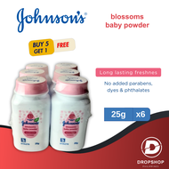 DP Buy 5 Get 1 Free Johnson's Blossoms Baby Powder Long Lasting Freshness 25g x6