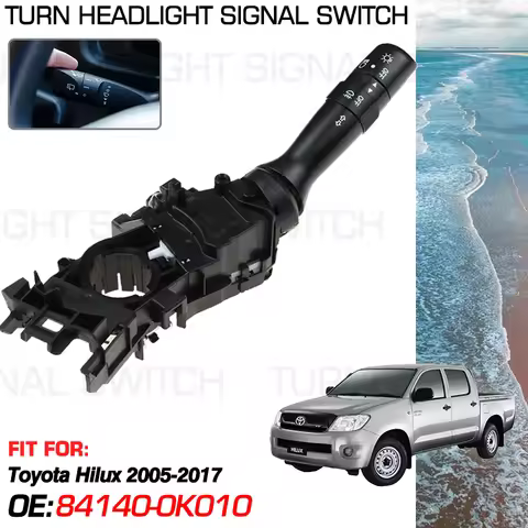 Car Turn Signal Headlight Switch For Toyota Hilux AN10 AN20 AN30 KUN GGN SR5 2005-2017 2015 2014 201