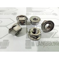 M8 Stainless Steel Flange Nut Stainless Steel Tread Nut/ Bolt 12