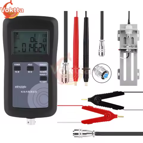 YR1035 High Precision Lithium Battery Internal Resistance Tester 4-Wire 18650 Battery Tester Detecto