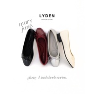 【NEW】Lyden Mary Jane Glossy series 1 Inch heels - Classic Black//Maroon//Silver//White