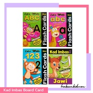 KAD IMBAS FLASH CARD ALPHABET NUMBER KAD IMBAS ABJAD NOMBOR JAWI