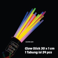 glow stick BESAR 12 inch - glow stick 30 cm -glowstik fosfor - glowstick nyala dalam gelap - glow st