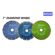 BOSUN 7" DIAMOND WHEEL / DISC F1GP(G.PURPOSE) F2GP(G.PURPOSE) F2CE(TILES) F3 MATA POTONG 锯片