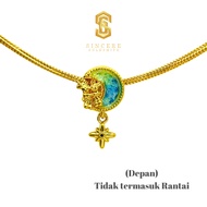 Sincere Store Emas 916 3L Bead Moon Mickei 2C | Emas 916