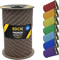 EDCX 4mm Nylon Paracord 550 100m (330 feet) - Type III, 100% Nylon Rope, 7 Strand Rope, 4mm Nylon Ro