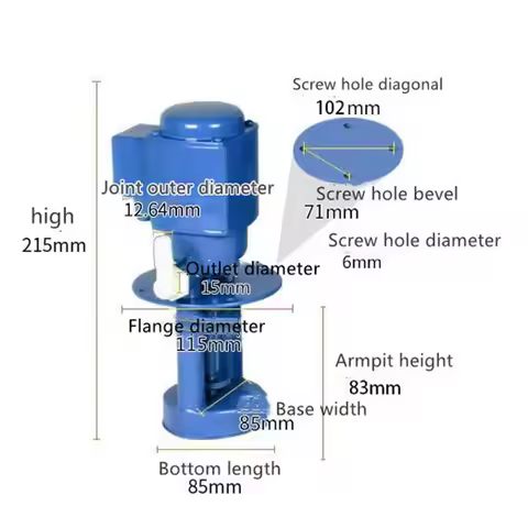 220v/380v 50hz DB-6 40W Machine Cooling Pump