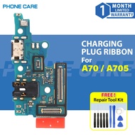 COMPATIBLE FOR SAMSUNG A70 A705 CHARGING BOARD USB PORT PLUG IN MICROPHONE REPLACEMENT PART
